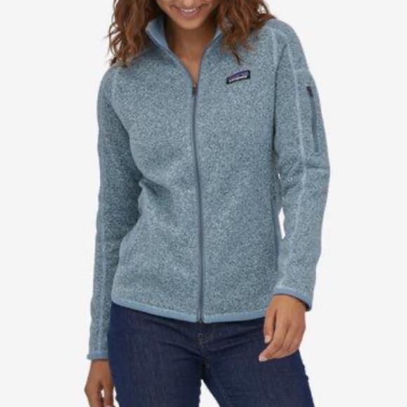 Patagonia Sweaters - Patagonia (S) Light Blue Women's Better Sweater Full Zip Fleece Outdoor Jacket
